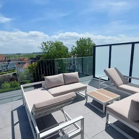 Appartement Penthouse 9 Pers Groot Zonneterras 2 Parkeerplaatsen Westende-Bad